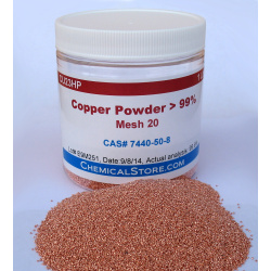 Copper Granules, Mesh 20 (Coarse Copper Powder)