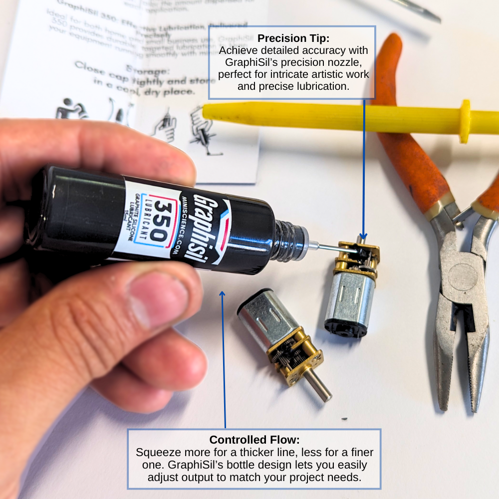 GraphiSil 350 Silicone Graphite Lubricant 15ml